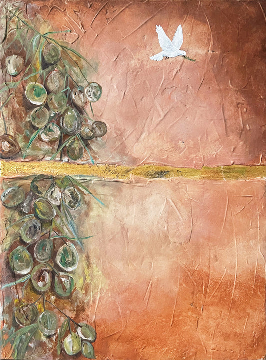 Dove and the Olive Branch (12x16)