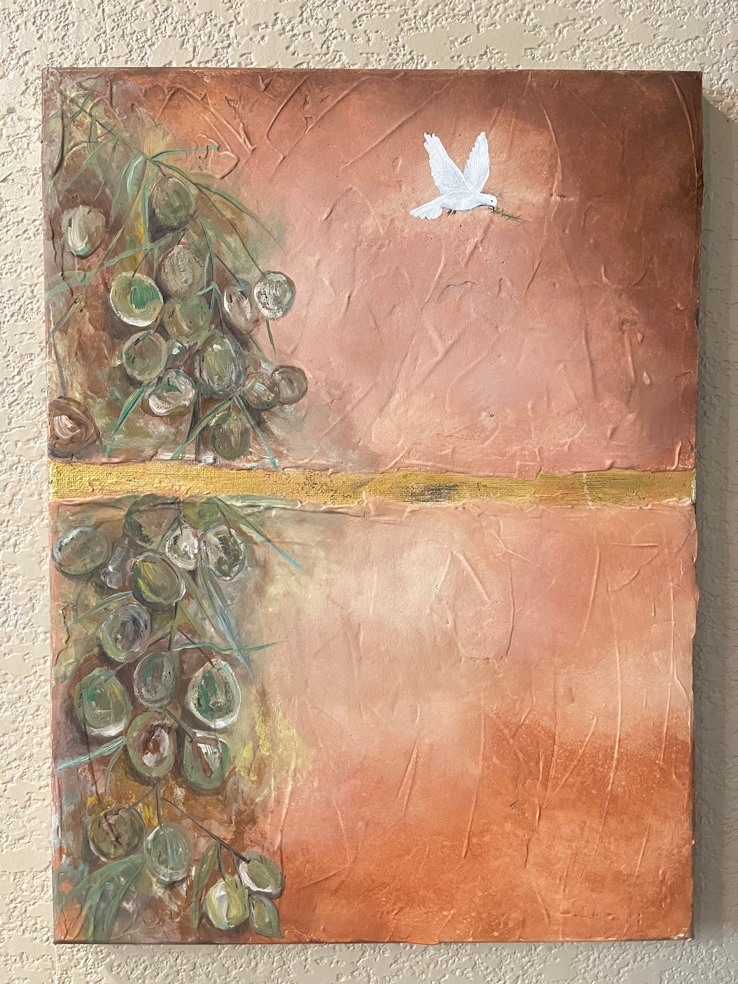 Dove and the Olive Branch (12x16)