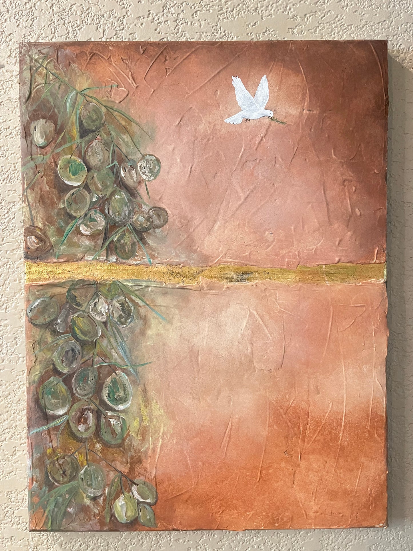 Dove and the Olive Branch (12x16)